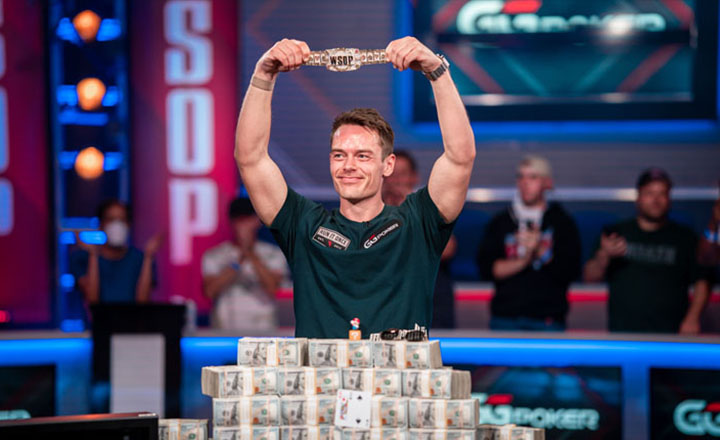 WSOP 2022 Main Event Winner Espen Jorstad.