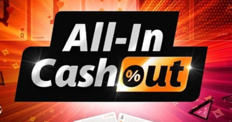 All-in Cashout na partypoker pode fazer o bad beat ficar no passado