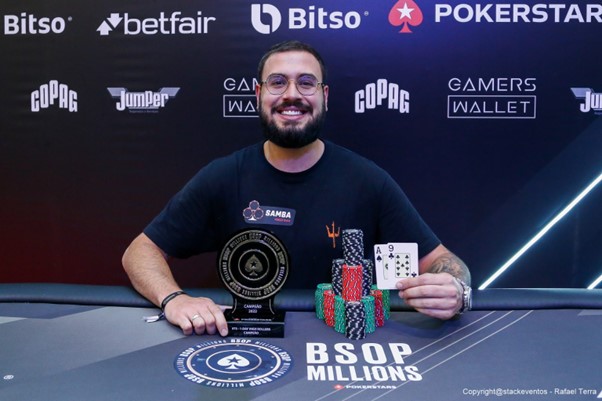 Ricardo Rocha. BSOP Millions 2022 winner.