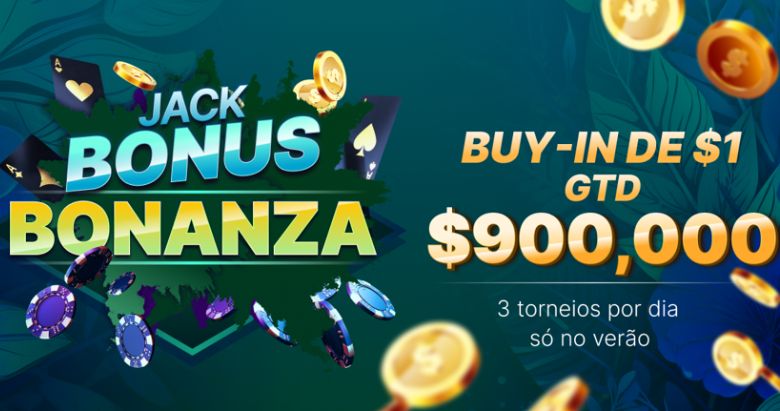 JackPoker tem grade promocional de torneios low com provável overlay