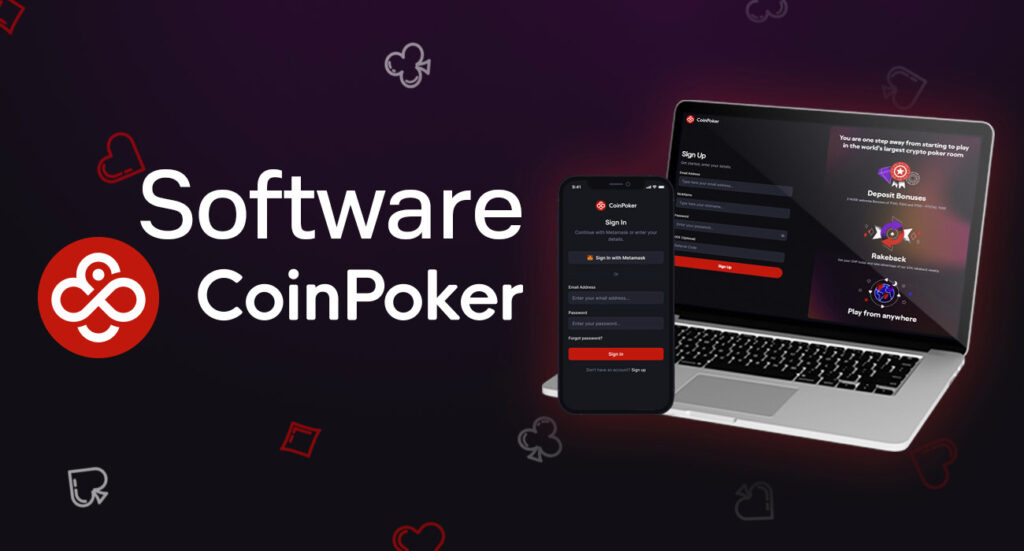 Lista de softwares da CoinPoker