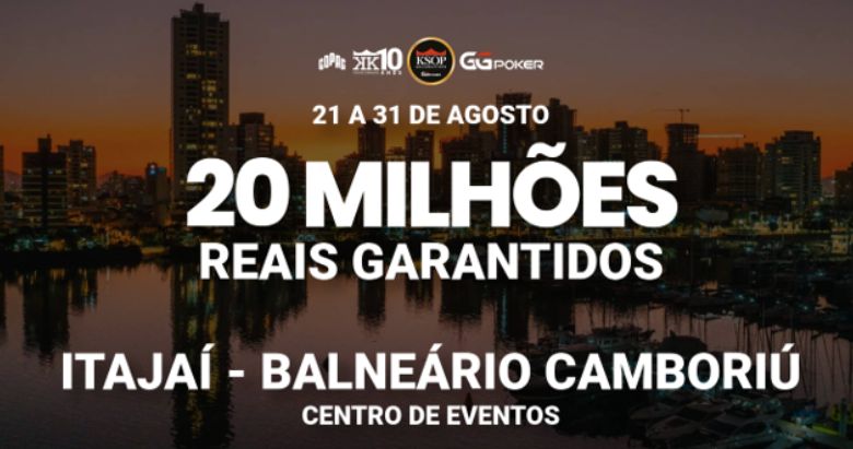 GGPoker KSOP Divulgam Grade de Evento de Santa Catarina com 20 Milhões Garantidos