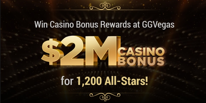 Ganhe recompensas de bônus de cassino GGVegas 2 milhões