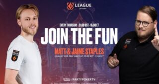 partypoker League with Matt and Jaime Staples