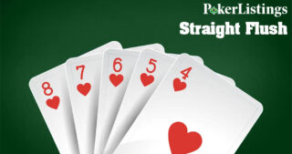 Combinação de pôquer Straight Flush