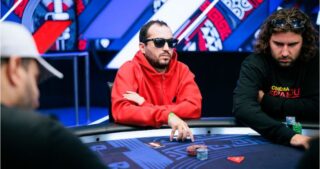 PokerStars EPT 2023 Joao Sydens at Main Event Table